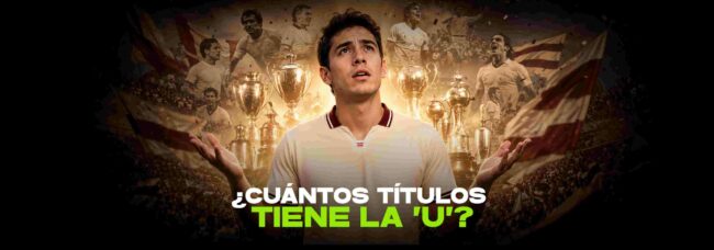 ¿Sabes cuántos títulos tiene la U?